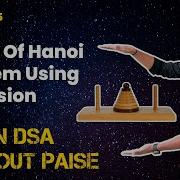 Solution Of Tower Of Hanoi Problem Using Recursion FREE DSA Course In JAVA Lecture 45