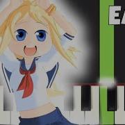 CARAMELLDANSEN EASY Piano Tutorial
