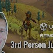 Unity Playmaker вид от третьего лица с добавлением анимаций прыжков и прыжков