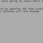 Shell FNC IN VB6 EASY