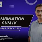 Combination Sum IV Master Coding With Omkar Deshpande