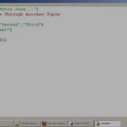 Python Tutorial Accessing A Tuple Through Another Tuple In Python Tamil Prat 10