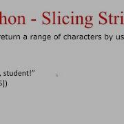 String Slicing In Python Python String Indexing In Hindi 13