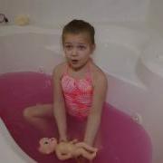 BABY BUBBLE BATH Bath Bomb Explosion In Pink Bubble Bath With Baby Alive Fun Family Friendly Video