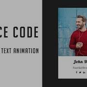 Image Hover Text Animation Source Code