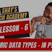 Python For Beginners Lesson 6 Numeric DataTypes Operators Learnpython Learning Python