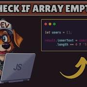 How To Check If Array Is Empty In Javascript