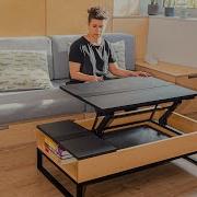 Multifunctional Coffee Table Tiny Apartment Build Ep 19