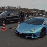 Jeep Cherokee Trackhawk Vs Lamborghini Huracan EVO