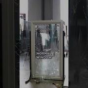 Normal Window Vs Bulletproof Window Security Burglary Shorts