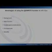 Advantages Of Using The XWRITE Function In Oracle Hyperion Planning And Essbase V11 1 2 X