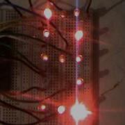 13 LED Make 7 Segment Display On AtMega16 From 1 To 9 STK 500