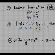 AA 1 3 Function Notation