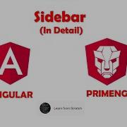 PrimeNG Sidebar Component In Detail Angular