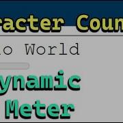 How To Make A Dynamic FORM Character Counter HTML JAVASCRIPT