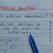 Multilevel Inheritance In Java Learn Coding
