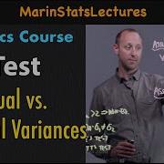 Two Sample T Test Equal Vs Unequal Variance Assumption Statistics Tutorial 24 MarinStatsLectures