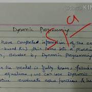 Dynamic Programming And It S Algorithms Lecture 92 Machine Learning
