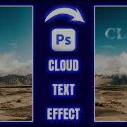 Cloud Text Effect In Photoshop Shorts Photoshoptutorial Graphicdesign