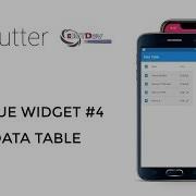 Flutter Tutorial Value Widgets 4 Data Table
