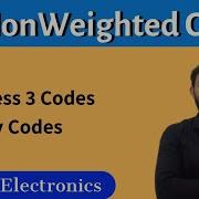 Non Weighted Codes Classification Of Binary Codes