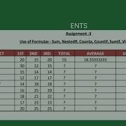 Assignment 3 Let S Solve Assignment 3 From 50 Ms Excel Assignments