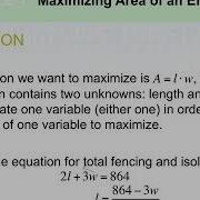Applied Optimization Applied Calculus Sec 3 5 Part 1
