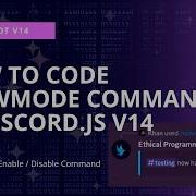 Discord Js V14 Slowmode Command Tutorial