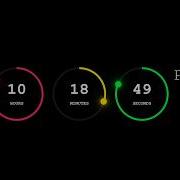 Futuristic Animated Digital Clock With HTML CSS JavaScript Beginner Project