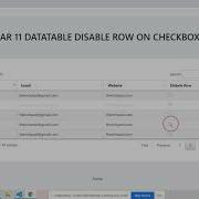Angular 11 Datatable Disable Row Working Demo