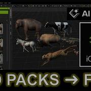 IClone 8 AI Studio Animals Pack Review Animation Test Free Animal Content Included