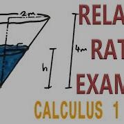 Step By Step Method Of Solving Related Rates Problems Conical Example
