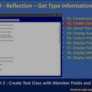 C Reflection Assembly Info Part 2 Class In DLL Assembly C Advanced 212