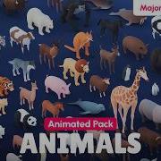 Animals 3D Low Poly Animated Asset Pack For Games