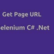Selenium C Get Current Page URL