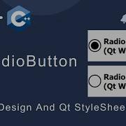 Qt QRadioButton Design Using Qt Stylesheet QSS Qt C Qt Creator Qt Tutorial