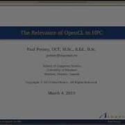 The Relevance Of OpenCL To HPC