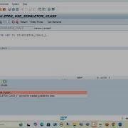 131 ABAP OOPS Singleton Class Implementation Steps Part1