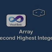 Array Second Highest Integer In Vb Net
