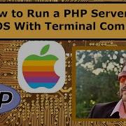 Start A PHP Server To Run Php Files On Mac Via A Terminal Command