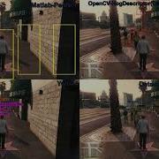 Pedestrian Detection In GTA5 With Matlab OpenCV Yolov4 And Detectron2