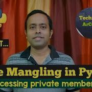 Name Mangling In Python Python Tutorial Accessing Private Member Name Mangling