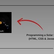 Making A Solar System Using HTML CSS And Javascript