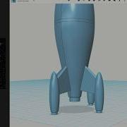 Rocket Ship 123D Design Tutorial Sketch Revolve