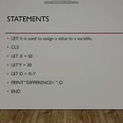 COMMANDS AND STATEMENTS QBASIC CLASS 5 6 StudyEasy