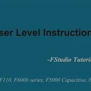 How To Use User Level Component FStudio Upsilon HMI Software