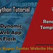 Render Templates Flask Python Tutorial 3