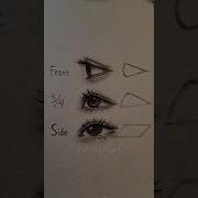 Drawing Eyes In Different Angles Drawing Tutorial Art Howtodraw Shorts