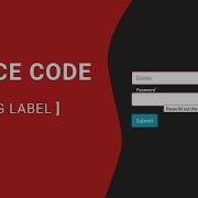 Bootstrap 4 Form With Floating Label Source Code