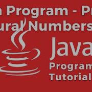 Java Program That Displays The First N Natural Numbers JAVA EXERCISE WITH SOLUTION